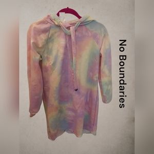 No Boundaries girls hoodie cover up size large